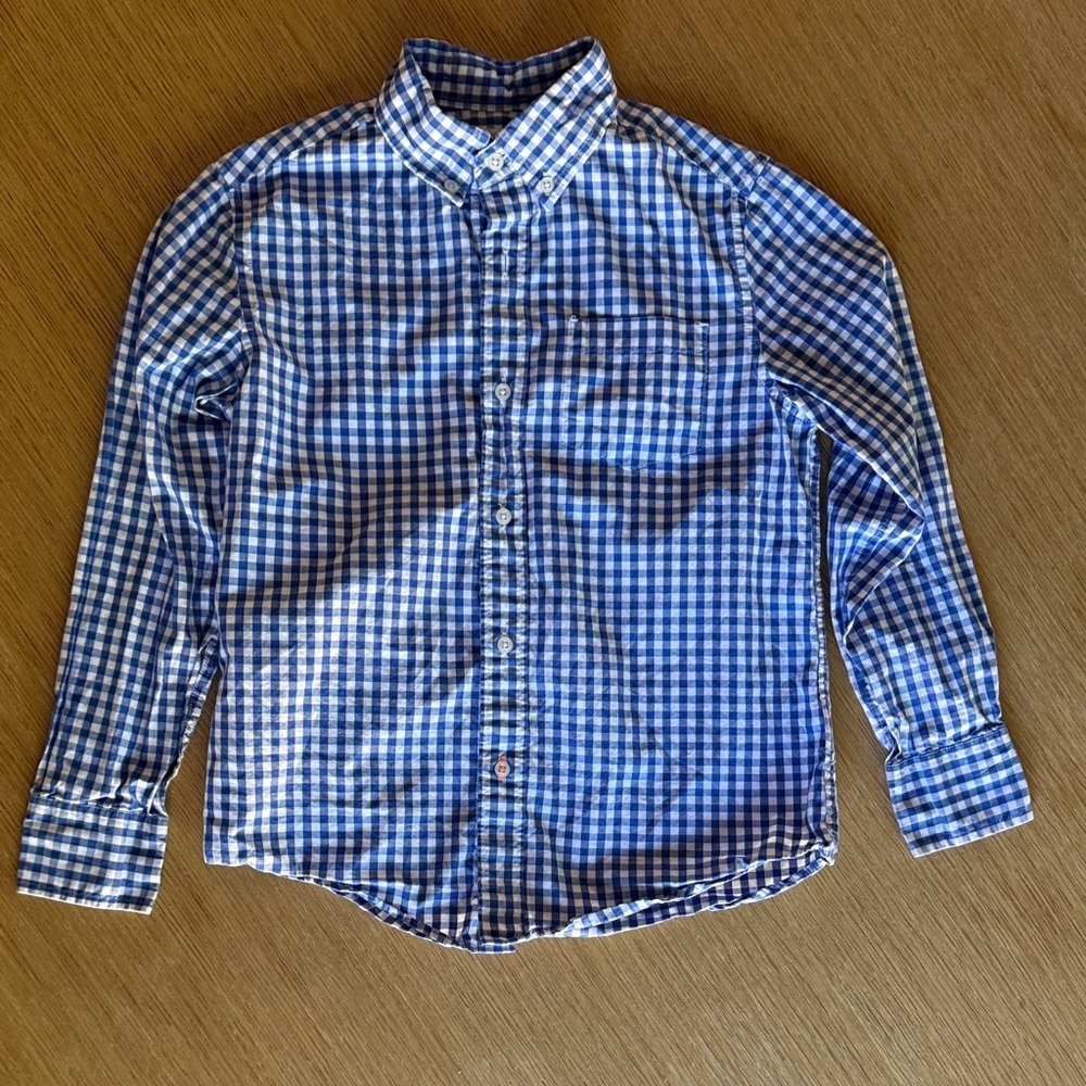 J.Crew CrewCuts sz10- Gingham Sh